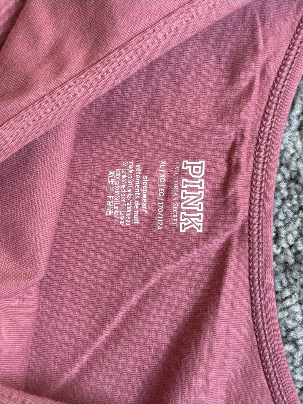 VS Pink Spaghetti Strap Cotton Dress with built in Bra - Picture 10 of 10